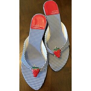 Jeffrey Campbell Shortcake Gingham Kitten Heel Things Size 9